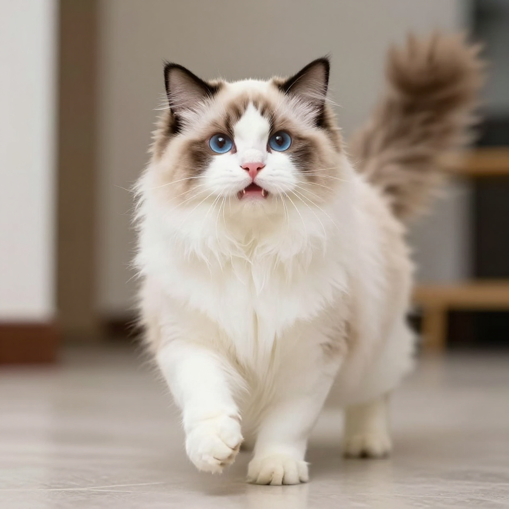 Original ragdoll cat photo used for the example preview